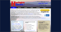 Desktop Screenshot of harringtonelectricinc.com